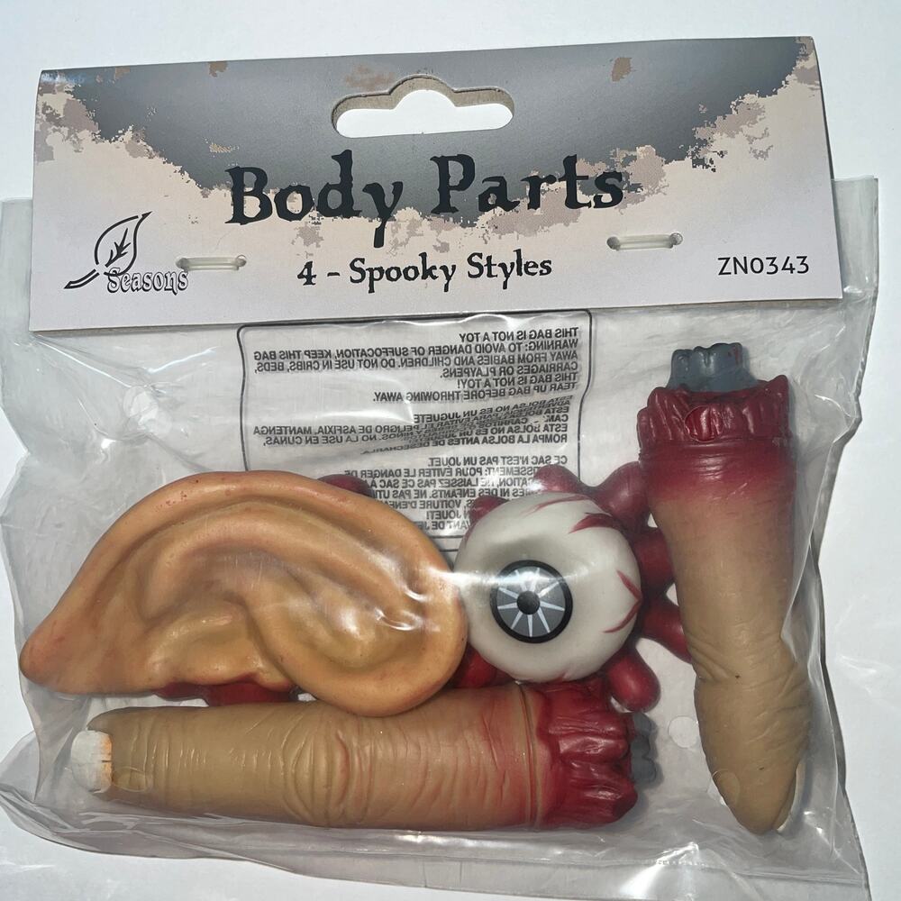 BODY PARTS EYEBALL EAR FINGER HAUNTED HOUSE PROP COSTUME DECORATION SEZN0343